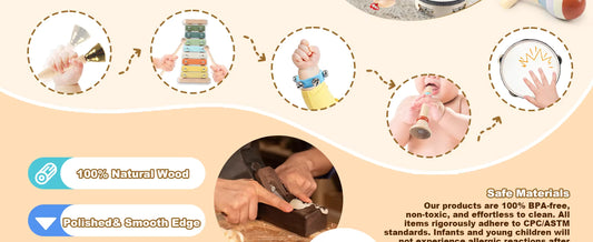 Nyla Tots 11-in-1 Wooden Musical Instruments Set